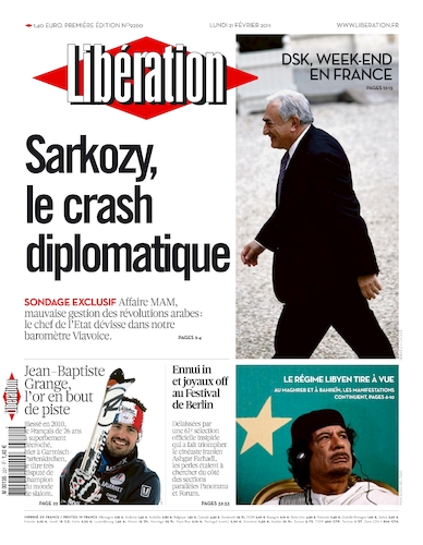 Liberation Lundi 21 février 2011